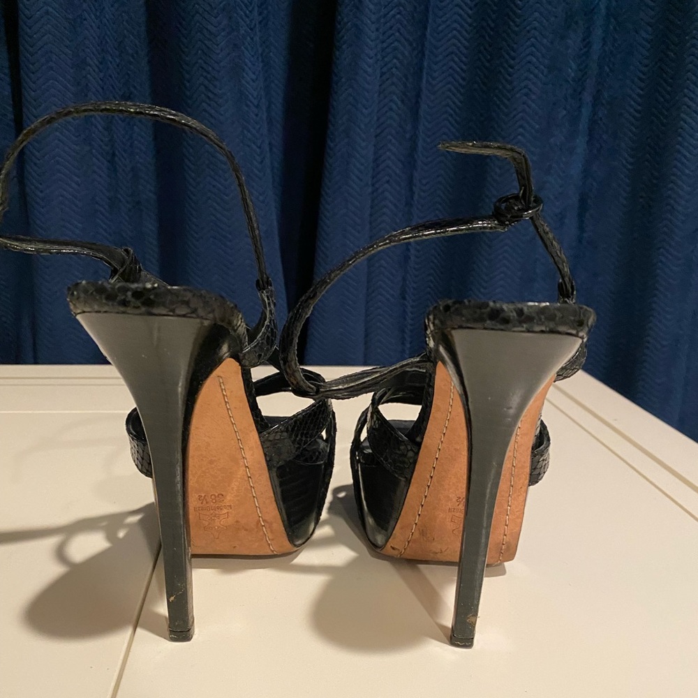 Alice and Olivia Leia Platform Sandal Heel Shoe Open Toe - Picture 4 of 7